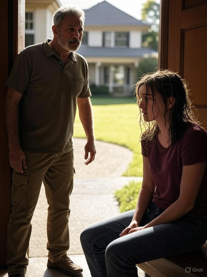 Visitando a mi hija casada, descubrí que se estaba quedando en un cobertizo de jardín con un calor de 104 °F. ¿La razón? «No se permite la entrada de extraños