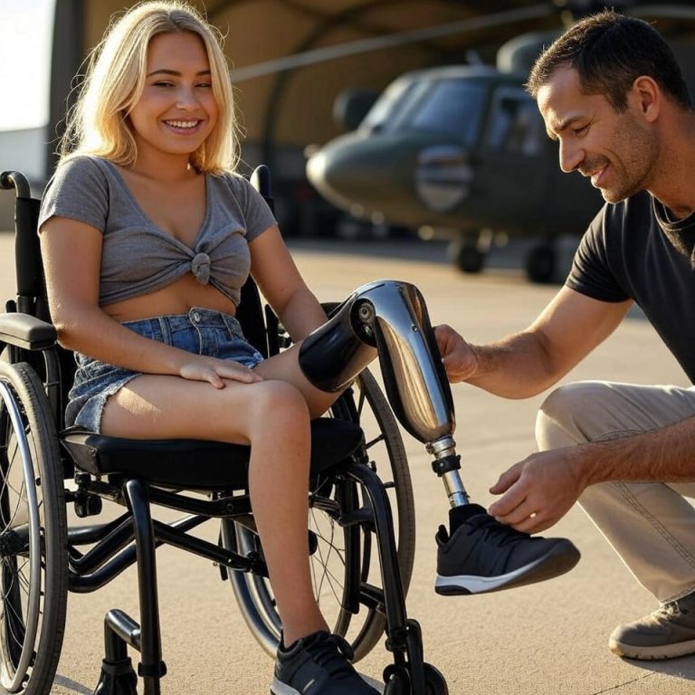 Un pobre mecánico le arregló la pierna gratis… Un mes después descubrió que era millonaria…