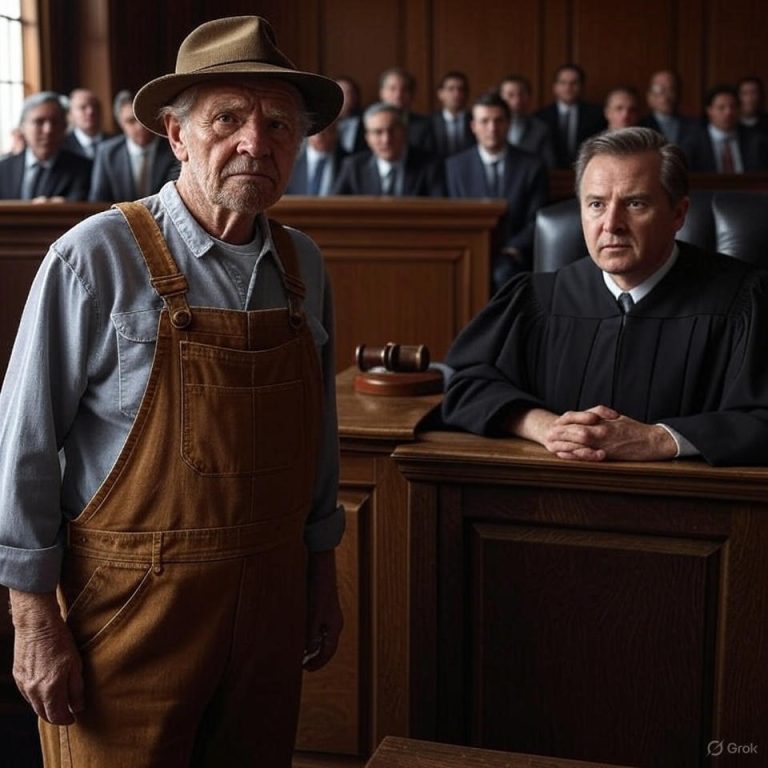 El juez se burló de este campesino… pero cuando él habló, dejó a todo el tribunal en SHOCK…