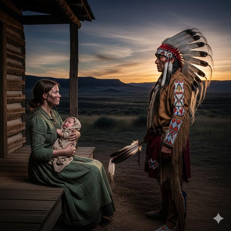 Apache vino rogando leche para su hijo—Ella amamantó al bebé y se volvió la madre que necesitaba…