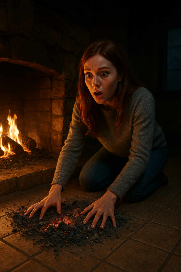 Mi esposo se fue de viaje… y yo limpié la chimenea. Entre las cenizas hallé algo que nunca olvidaré….