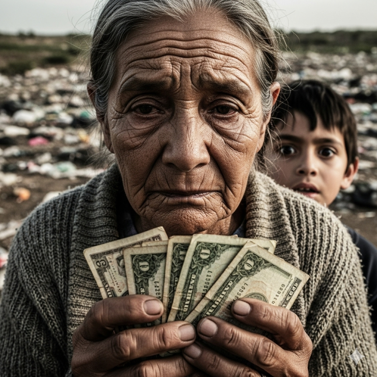 UNA VIUDA CON DOS HIJOS VIO A UN HOMBRE RICO TIRAR UNA ALFOMBRA DE LUJO EN EL BASURERO…