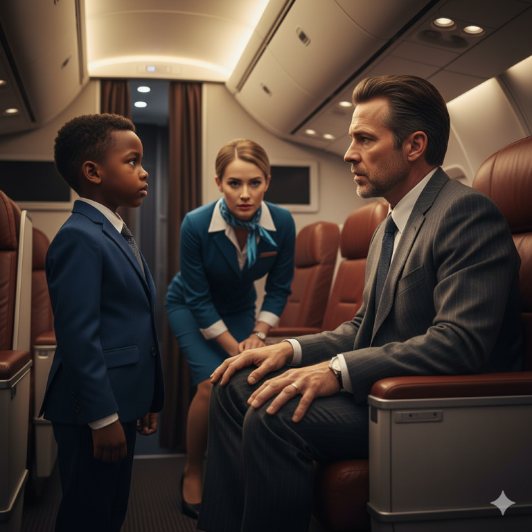 Le robó el asiento de primera clase a un niño negro diciéndole “aquí no perteneces”, sin imaginar que era el hijo del dueño de la aerolínea, quien le daría una lección que no olvidaría.