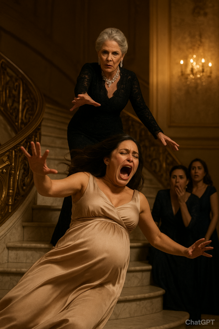 “Mi suegra intentó empujarme —estando yo embarazada— por las escaleras… parecía que iba a ocurrir lo peor, pero lo que pasó después nadie lo podía imaginar…”