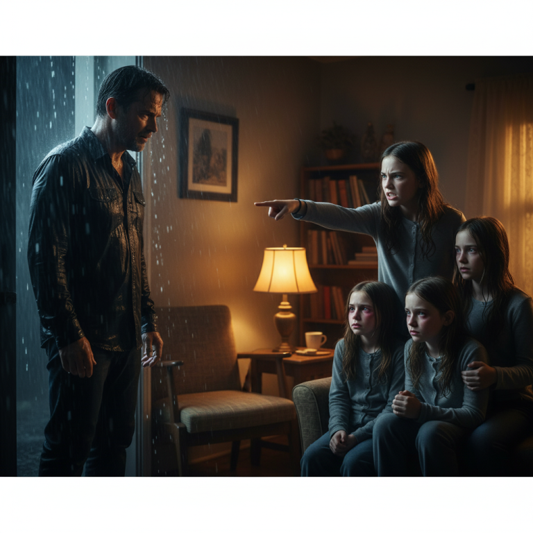 Abandoné a mi esposa y a mis hijas por no tener el hijo que esperaba… pero sus palabras al reencontrarme me destrozarons