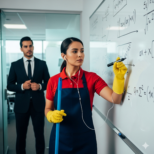 MADRE SOLTERA CONSERJE RESUELVE PROBLEMA DE $500M — LO QUE HIZO EL CEO DEJÓ A TODOS SIN PALABRAS