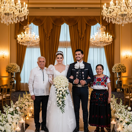 Una pareja de ancianos mendigos apareció en la boda de su hijo triunfante; durante todo el festejo permanecieron de pie, temblando, sin ser invitados a sentarse… y lo que ocurrió después fue completamente inesperado.
