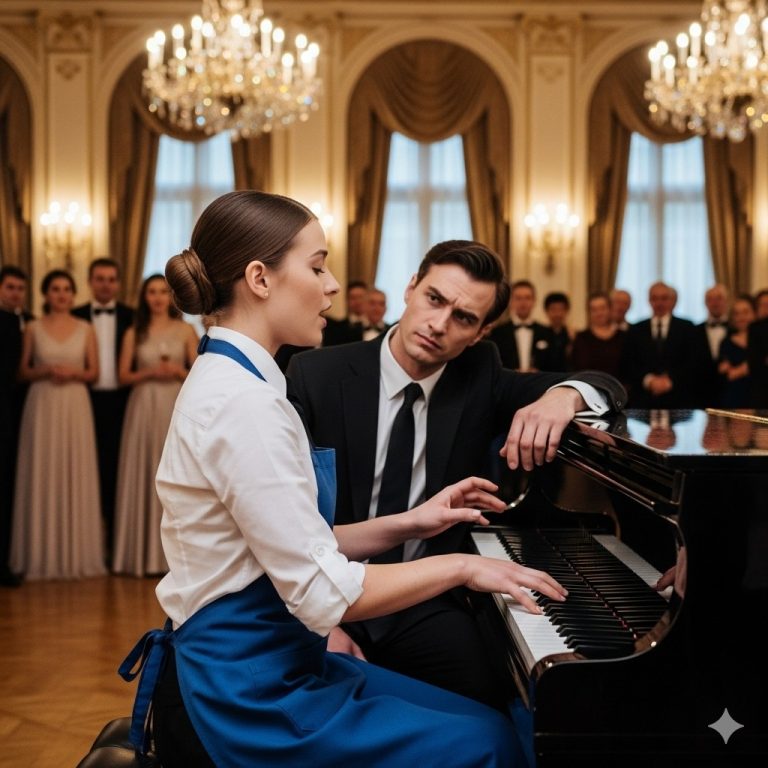 Le ordenó a la criada que tocara el piano delante de todos para humillarla, pero cuando ella empezó, nadie esperaba lo que sucedió