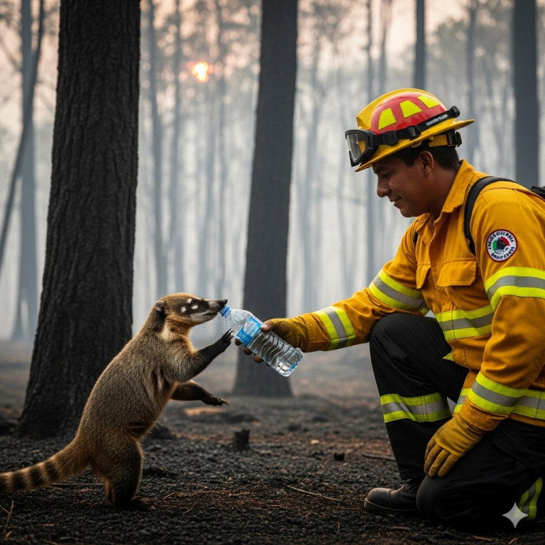 En febrero de 2009, bajo el cielo ardiente de Victoria, Australia, una imagen cruzó el mundo y se posó en el corazón de millones.