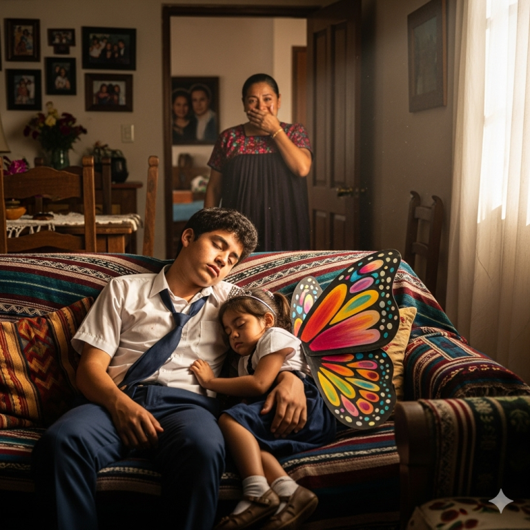 Luis tenía 14 años cuando su madre dejó de levantarse de la cama.