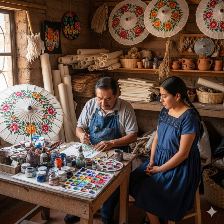 En una calle escondida de Kioto, entre faroles de papel y casas de madera que parecían detenidas en el tiempo, había un pequeño taller casi invisible para los turistas
