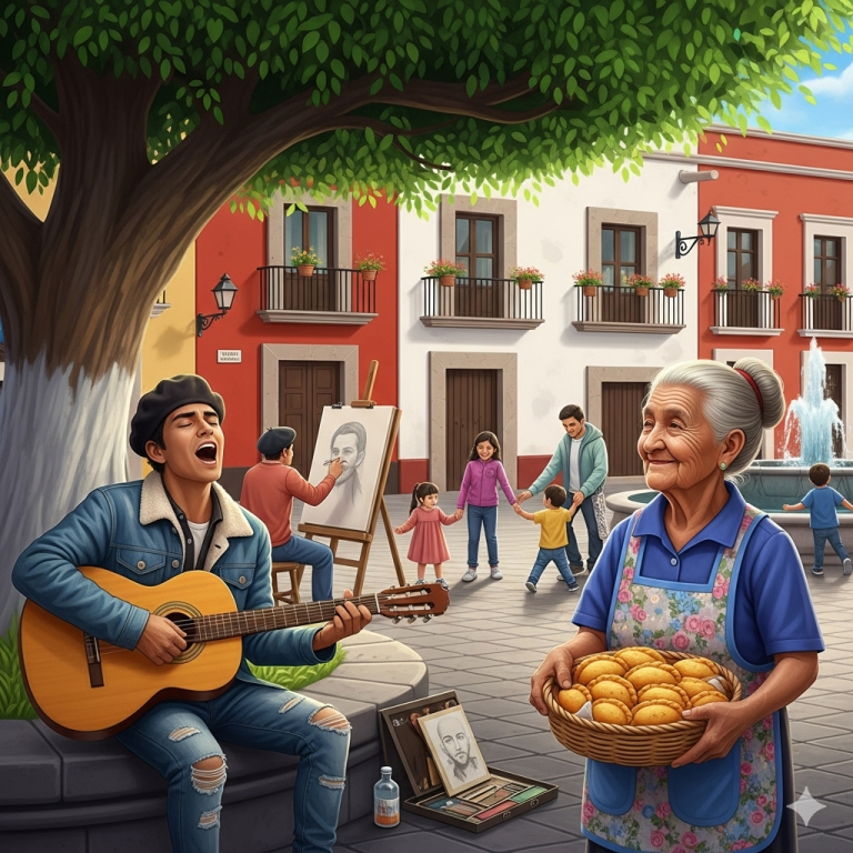 En Buenos Aires, en una esquina del barrio de San Telmo, había un joven que todos conocían como Lucas “el flaco”.