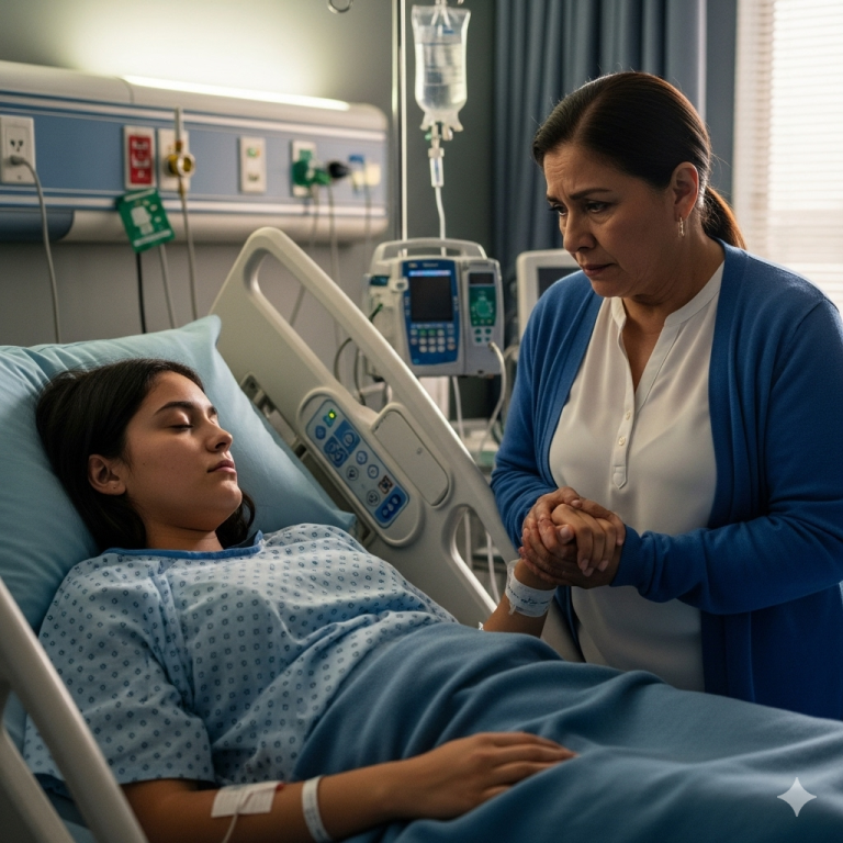 Esas palabras se le clavaron en el pecho como cuchillos. Rosa tenía 64 años y acababa de llegar al hospital tras recibir la llamada que ninguna madre espera.