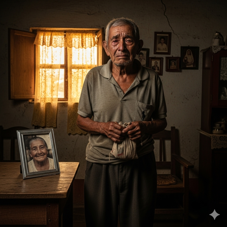 Viuda de 96 años deja su hogar para mendigar, pero lo que encontró dentro la impacta.