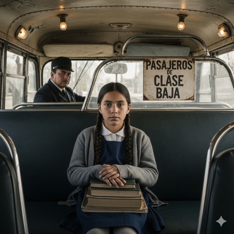 Era el 2 de marzo de 1955. Claudette tenía 15 años, trenzas apretadas y libros escolares en el regazo. Subió al autobús 17 después de la escuela.