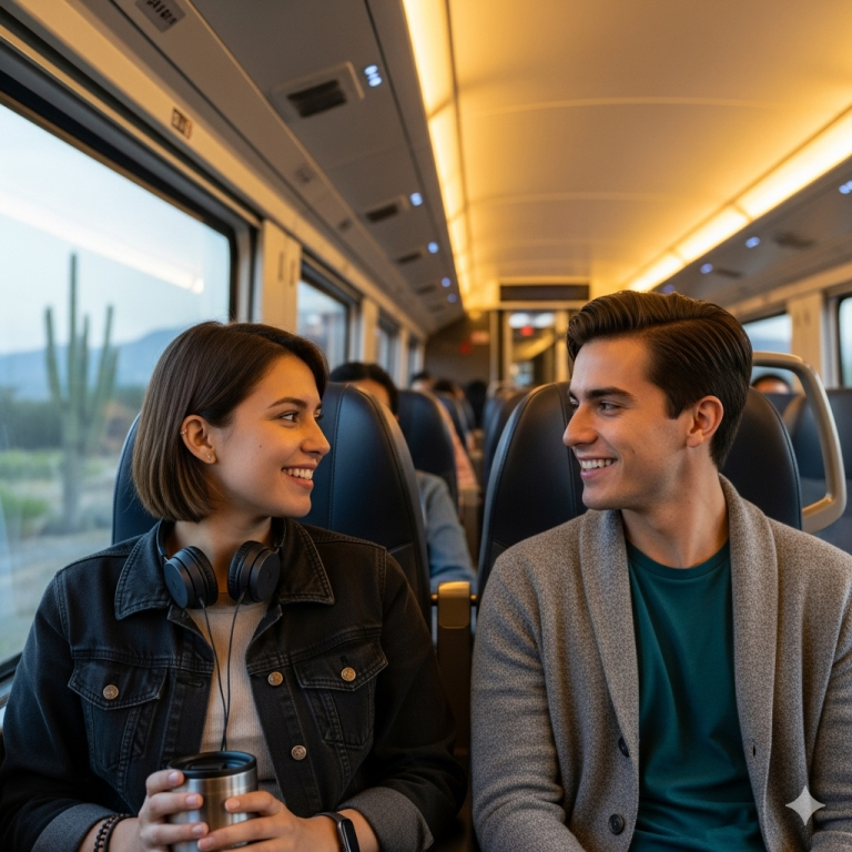 Siempre la misma escena: asiento 14B, lado ventana, auriculares blancos, termo gris, mirada perdida. No hablaba. No miraba a nadie. Pero estaba.