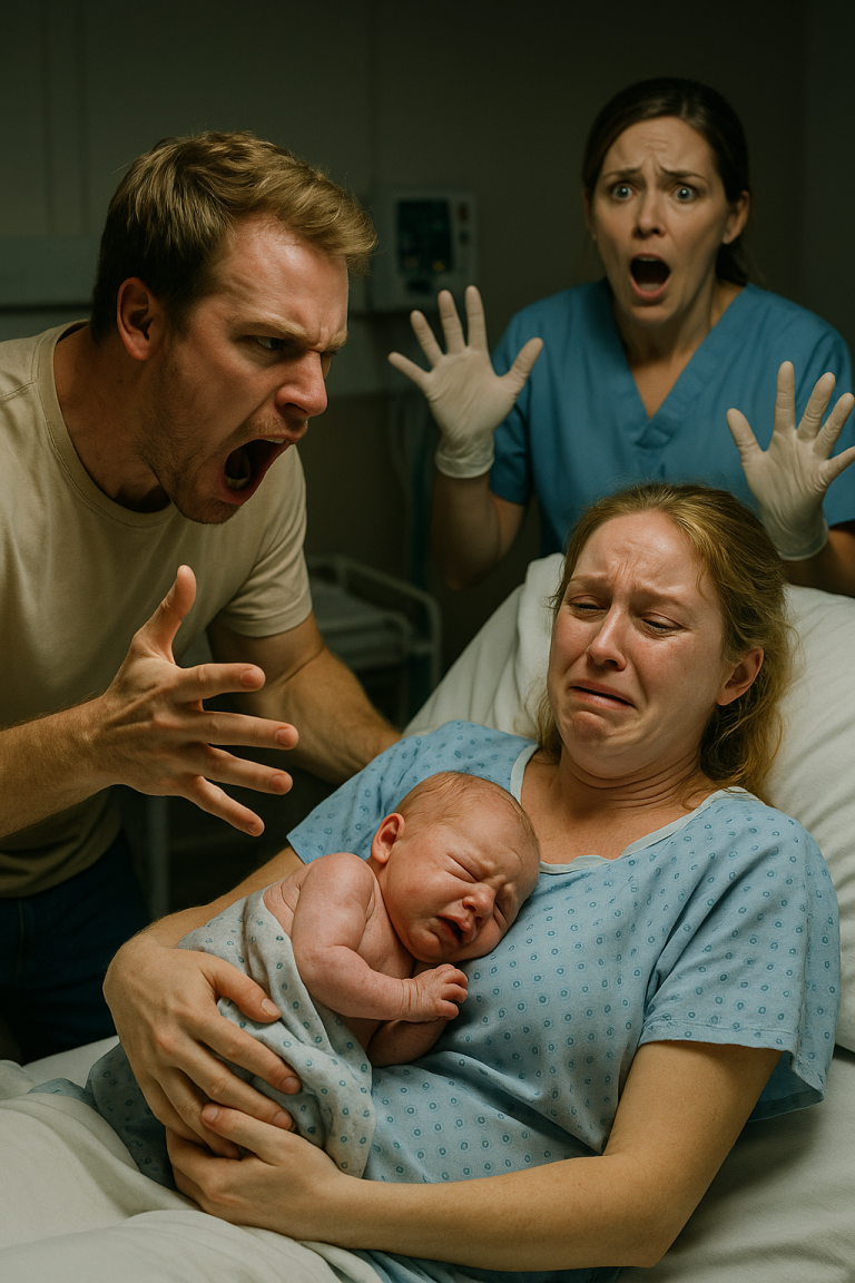 MI MARIDO ME GOLPEÓ EN EL HOSPITAL JUSTO DESPUÉS DE DAR A LUZ… PERO NO ESPERABA LA VENGANZA QUE…