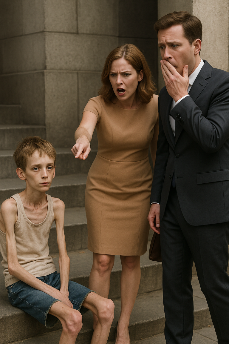 “Se parece a tu hijo desaparecido”, susurró la prometida del millonario — Lo que sucedió después dejó atónita a toda la calle.