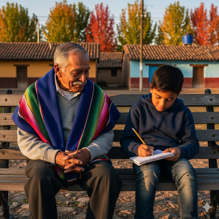 Su nombre era Kaito Tanaka. Vivía en un pequeño pueblo en las montañas de Japón y tenía fama de ser “el maestro que no hablaba”.