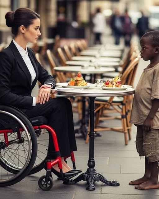 Niño Negro Pobre A MILLONARIA Paralizada: “Te CuRO Por Tus SOBRAS” – Ella Ríe… Y Luego Todo Cambia