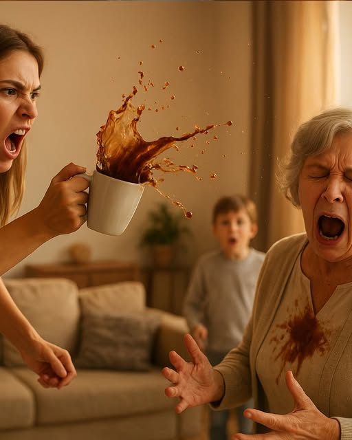 Mi hija me lanzó café caliente cuando me negué a darle a su hijo mi tarjeta de crédito…. lo que encontró días después en mi casa la dejó en shock