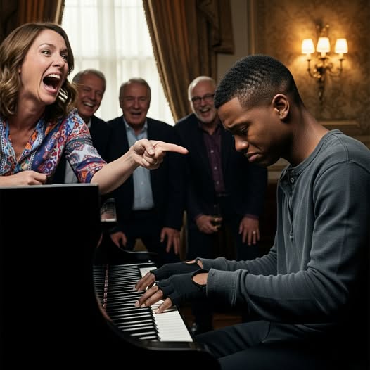 “Si sabes tocarlo, me caso contigo” — La heredera humilló al conserje, sin conocer su talento oculto…