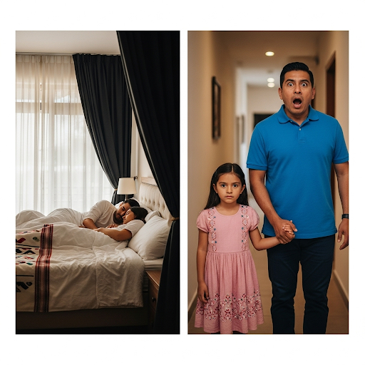 Padre e hijo entran a la habitación equivocada en un crucero y se sorprenden al ver a su esposa abrazando a un hombre desconocido.