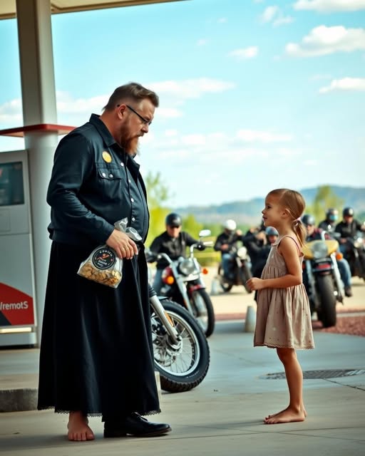 Une petite fille demande de l’aide à un motard pour nourrir son frère affamé. 6 min de lecture