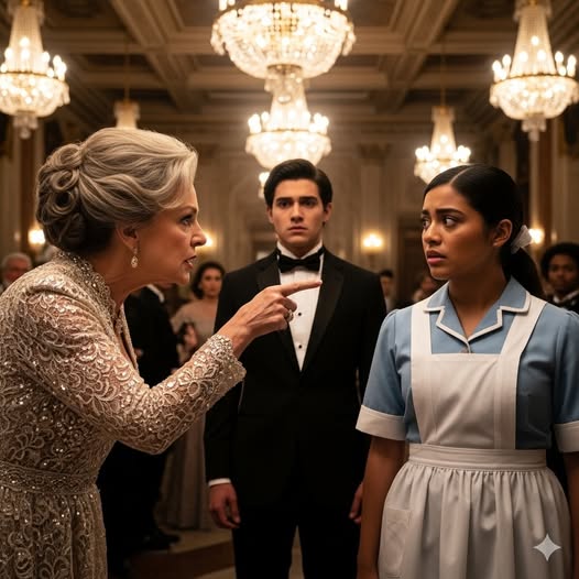 “SI BAILAS ESTE VALS, TE CASAS CON MI HIJO…” El millonario se burló, pero la criada negra era campeona de baile.