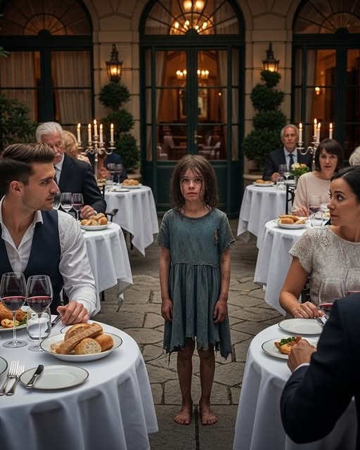 «Señor… ¿puedo comer con usted?», le preguntó la niña sin hogar al millonario. Lo que hizo a continuación dejó a todos llorando y les cambió la vida por completo. 