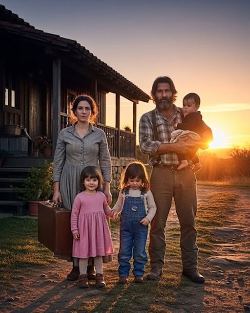 “Su esposa lo dejó a él y a sus 5 hijos — 10 años después, ella regresa y se queda impactada al ver lo que él ha hecho.”