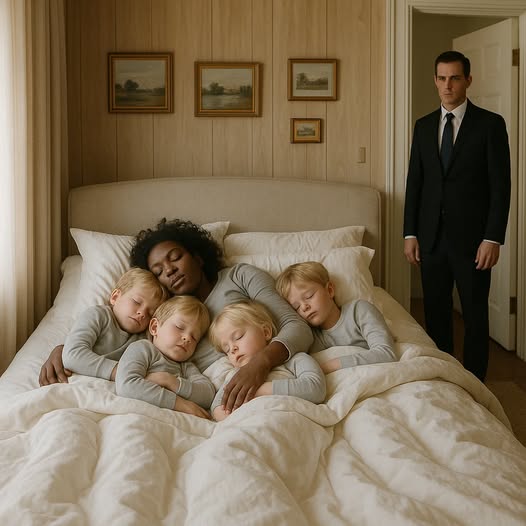 Ninguna niñera aguantaba ni un día con los trillizos del multimillonario… hasta que llegó una mujer negra e hizo lo que nadie pudo