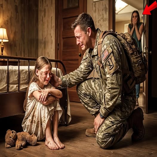 El padre regresó del ejército y su hija susurró: «Papá, me duele». Nadie esperaba lo que vino después…