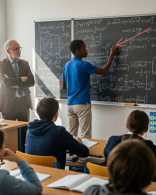Profesor Le Dijo al Estudiante Negro: “Resuelve Esta ECUACIÓN y Mi Salario Será Tuyo” – Lo Que Pasó…