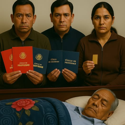 “Mi hijo mayor se queda con dos escrituras de propiedad, mi segundo hijo recibe dos cuentas de ahorro por un total de 150 millones de pesos, y en cuanto a Sofía… a ella le daré solo una moneda de oro, ya que de todos modos está a punto de casarse.”