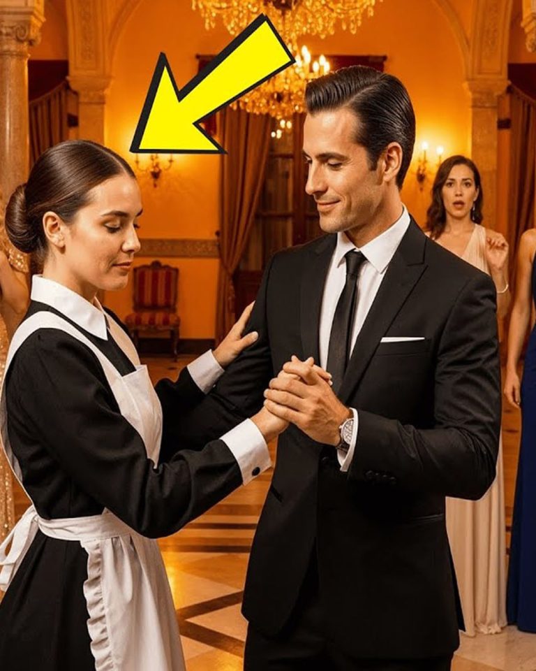 El Millonario No Quería Bailar con Nadie… Hasta que la Empleada Entró con su Hija