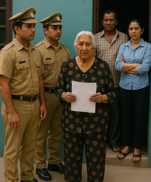 Una madre anciana vende la tierra heredada para pagar las deudas de su hijo — Tres meses después, ella y su esposo son echados por su propio hijo y nuera… Pero lo que ellos no sabían era que ella ya había ido a la policía una semana antes y lo tenía todo planeado con precisión.