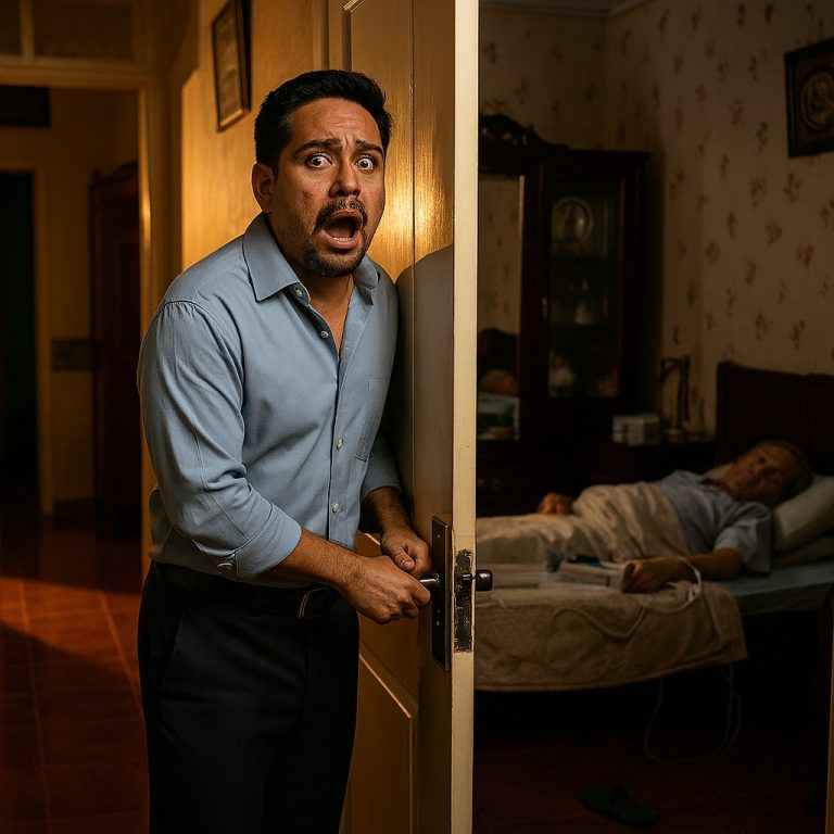 Cada vez que mi esposo se va de viaje de negocios por mucho tiempo, mi suegro siempre llama a su nuera a su habitación para ‘susurrarle’. Un día, el esposo regresó temprano y se quedó petrificado con la escena.