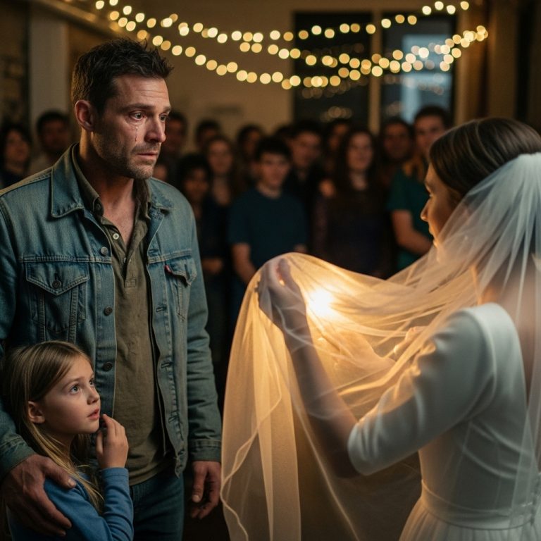 Cinco años después de la muerte de mi esposa, llevé a mi hija a una boda — pero cuando mi amigo levantó el velo de la novia, mi mundo se detuvo