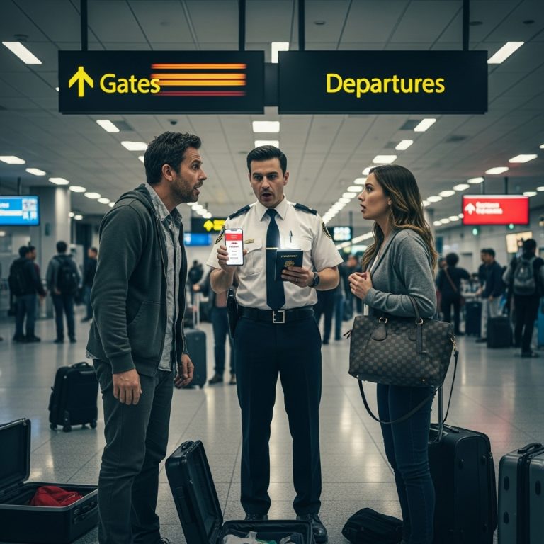 Tomó mi tarjeta bancaria a escondidas para llevar a su amante de vacaciones — pero en el aeropuerto, una fría declaración de aduanas los detuvo…