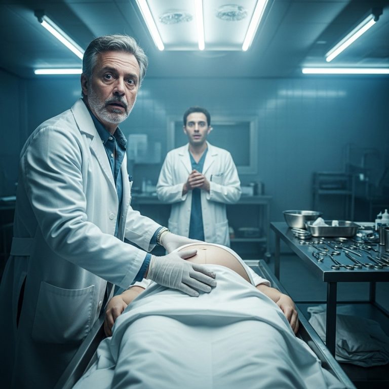 Durante A.U.T.O.P.S.I.A de EMBARAZADA, Médico oye LLANTO de BEBÉ y nota 1 detalle que lo deja PARALIZADO!