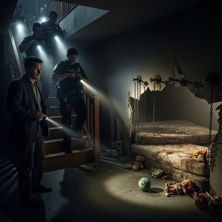 La niña susurró a la maestra: “Tengo miedo dee ir a casa” — al día siguiente, la policía descubrió un secreto aterrador en el oscuro sótano…