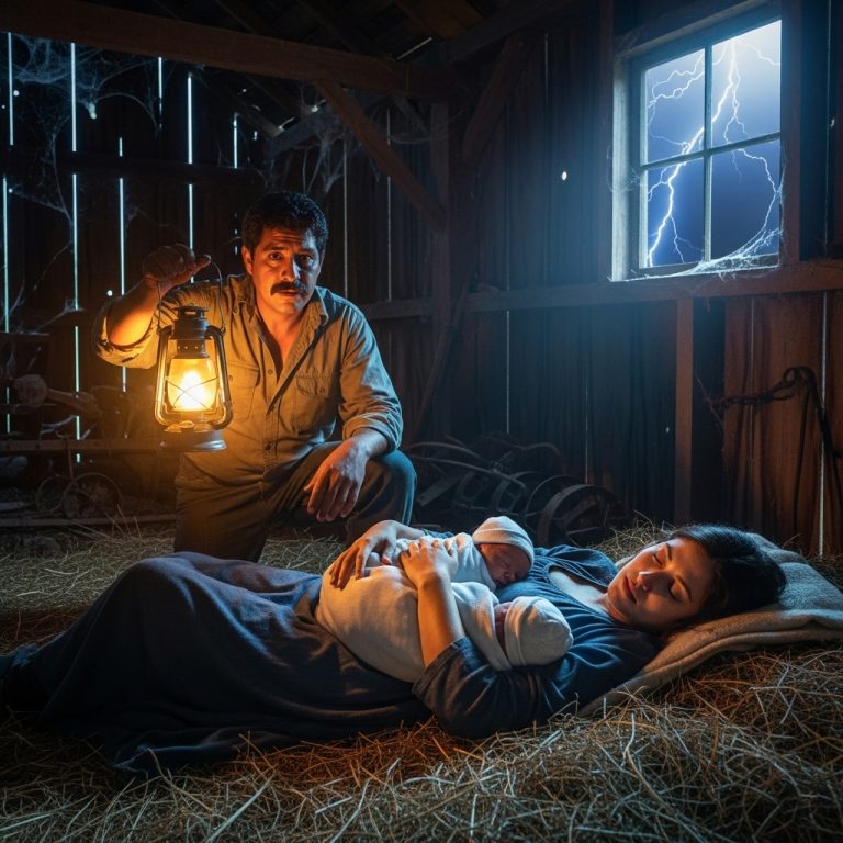 Un Ranchero Encuentra a una Joven con Dos Recién Nacidos en su Granero… y Todo Cambia para Siempre