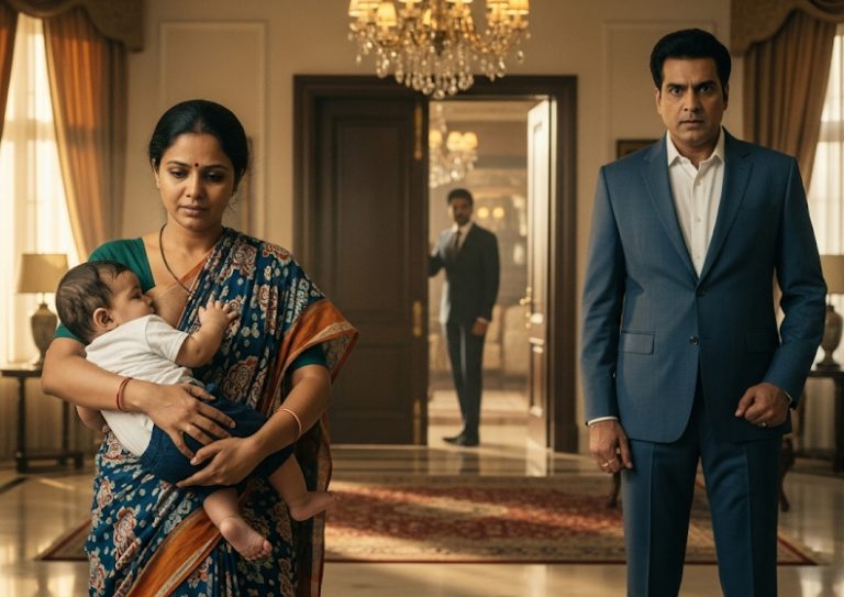 El millonario sorprendió a su criada amamantando a su hijo — lo que sucedió después dejó a todos impactados