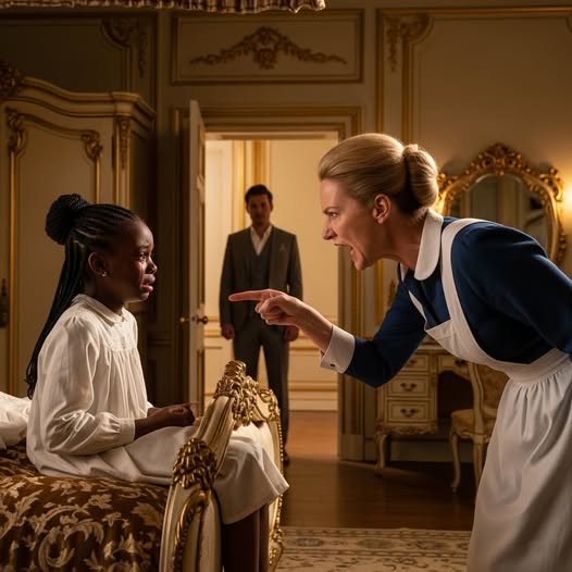 Millonario escucha los gritos de su hija adoptiva negra al llegar a casa, lo que él ve lo deja conmocionado.