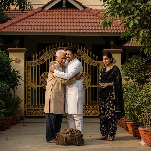 Mi tío mayor regresó a casa después de 20 años en prisión: el menor cerró la puerta, el hermano de en medio fingió estar enfermo, solo mi padre abrió la puerta… y cuando conocí la verdad, me quedé en silencio.