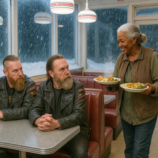 Una amable anciana alberga a 15 Ángeles del Infierno durante una tormenta de nieve. Al día siguiente, 100 motos se alinean en su puerta…