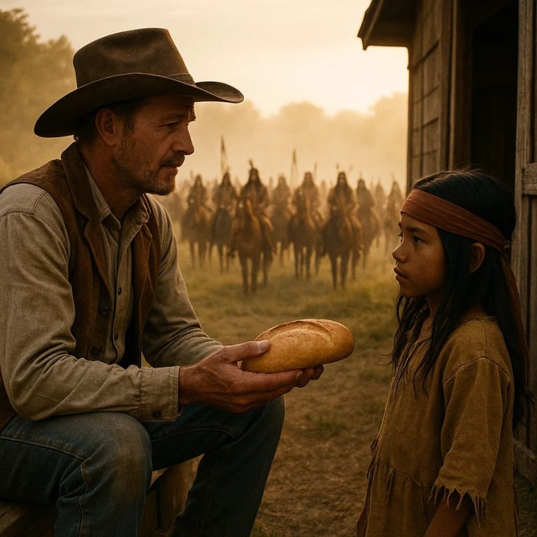 “Un vaquero ofreció pan a un niño apache hambriento. A la mañana siguiente, 200 guerreros aparecieron en su granero…”