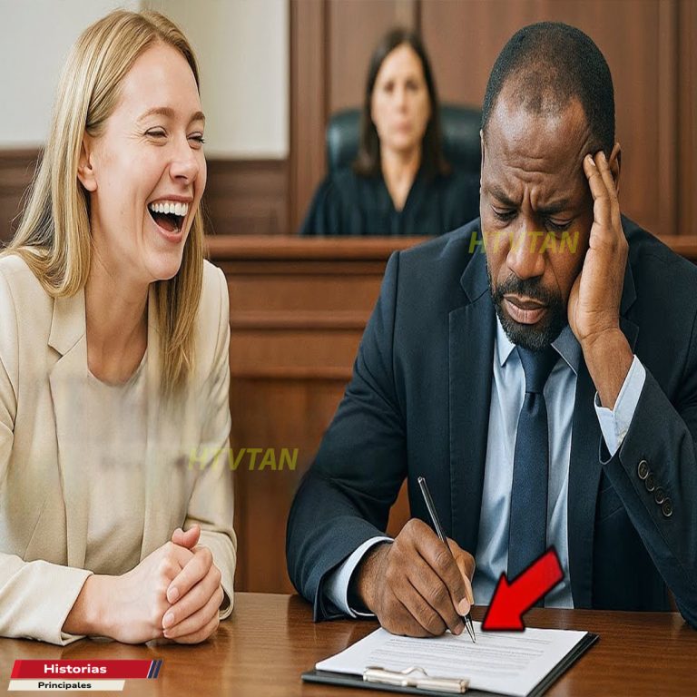 Mientras firmaba el divorcio lo llamó ‘basura negra’… pero el juez leyó algo que lo cambió TODO…