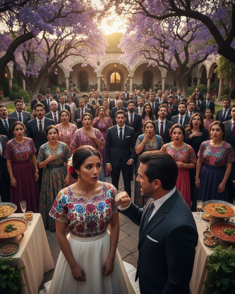 El DÍA de mi BODA, mi esposo me G0LPEÓ frente a todos—pero nadie esperaba lo que hice después…